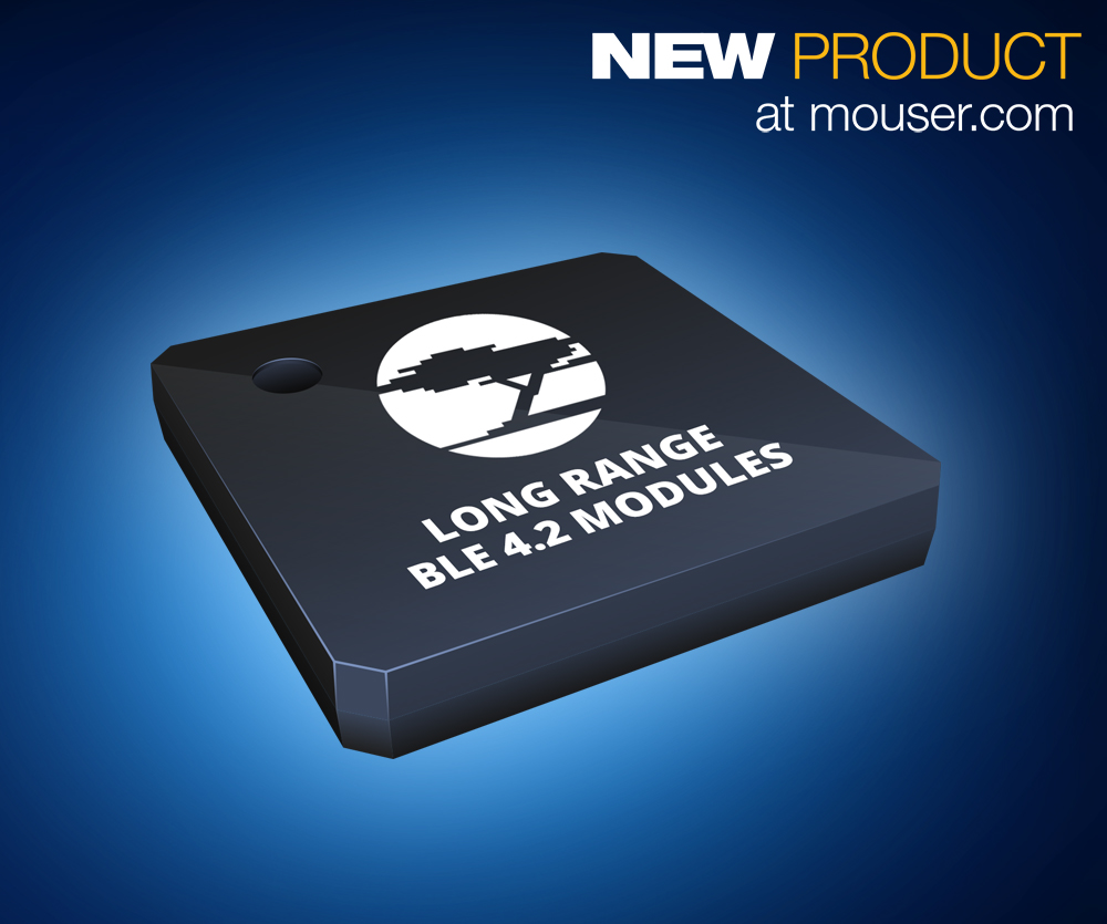 Low-Energy Wireless Modules Offer an Extended Range of up to 400 Meters